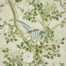 Load image into Gallery viewer, Schumacher Les Oiseaux Panel Set Wallpaper 5015155 / Parchment