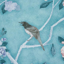 Load image into Gallery viewer, Schumacher Les Oiseaux Panel Set Wallpaper 5015156 / Blue Turquoise
