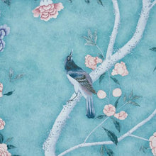 Load image into Gallery viewer, Schumacher Les Oiseaux Panel Set Wallpaper 5015156 / Blue Turquoise