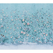 Load image into Gallery viewer, Schumacher Les Oiseaux Panel Set Wallpaper 5015156 / Blue Turquoise
