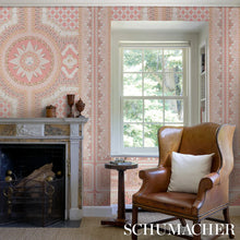 Load image into Gallery viewer, Schumacher Shell Grotto Panel A Wallpaper 5015166 / Coral