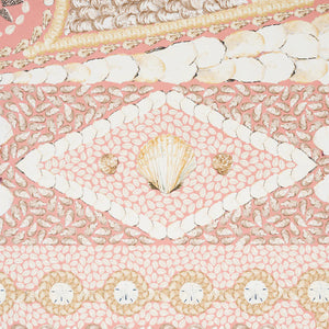 Schumacher Shell Grotto Panel B Wallpaper 5015167 / Coral