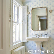 Load image into Gallery viewer, Schumacher Kerala Paisley II Wallpaper 5015211 / Blue