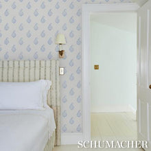 Load image into Gallery viewer, Schumacher Kerala Paisley II Wallpaper 5015211 / Blue
