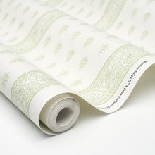 Load image into Gallery viewer, Schumacher Katsura Stripe II Wallpaper 5015231 / Leaf