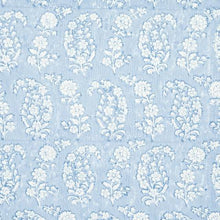 Load image into Gallery viewer, Schumacher Arita Block Print Wallpaper 5015240 / Cornflower