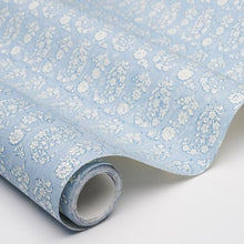 Load image into Gallery viewer, Schumacher Arita Block Print Wallpaper 5015240 / Cornflower