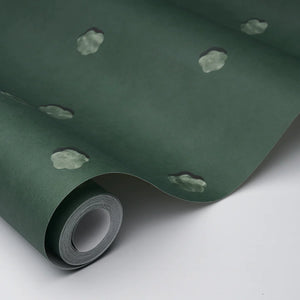Schumacher Heavenly Bodies Wallpaper 5015272 / Deep Green