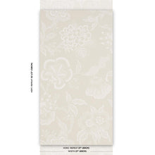 Load image into Gallery viewer, Schumacher Hothouse Flowers Silhouette Wallpaper 5015320 / Cream