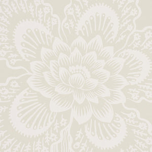 Schumacher Hothouse Flowers Silhouette Wallpaper 5015320 / Cream