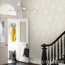 Load image into Gallery viewer, Schumacher Hothouse Flowers Silhouette Wallpaper 5015320 / Cream
