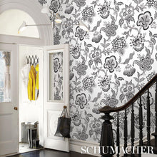 Load image into Gallery viewer, Schumacher Hothouse Flowers Silhouette Wallpaper 5015323 /Black And White