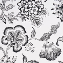 Load image into Gallery viewer, Schumacher Hothouse Flowers Silhouette Wallpaper 5015323 /Black And White
