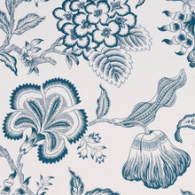 Load image into Gallery viewer, Schumacher Hothouse Flowers Silhouette Wallpaper 5015324 / Peacock On White