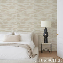 Load image into Gallery viewer, Schumacher Plastered Manuscript Wallpaper 5015331 / Arctic