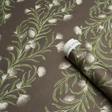 Load image into Gallery viewer, Schumacher Tasmanian Mimosa Wallpaper 5015361 / Brown &amp; Green