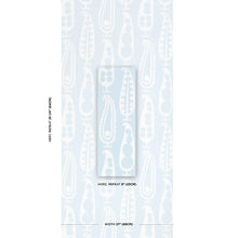 Load image into Gallery viewer, Schumacher Paisley Peas Wallpaper 5015380 / Sky