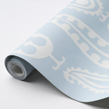 Load image into Gallery viewer, Schumacher Paisley Peas Wallpaper 5015380 / Sky
