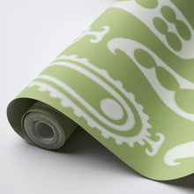 Load image into Gallery viewer, Schumacher Paisley Peas Wallpaper 5015381 / Green