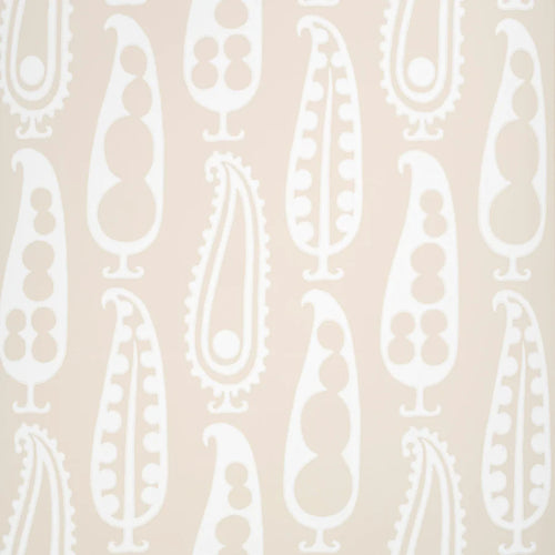 Schumacher Paisley Peas Wallpaper 5015382 / Natural