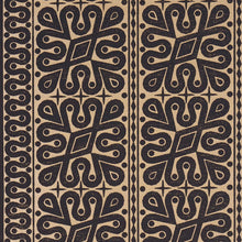 Load image into Gallery viewer, Schumacher Borneo Grasscloth Wallpaper 5015412 / Black