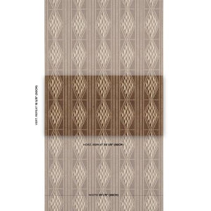 Schumacher Cassava Wallpaper 5015420 / Tobacco
