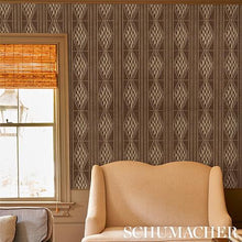 Load image into Gallery viewer, Schumacher Cassava Wallpaper 5015420 / Tobacco