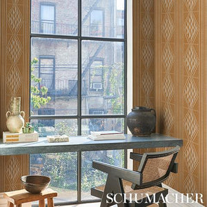 Schumacher Cassava Wallpaper 5015421 / Sable