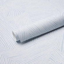 Load image into Gallery viewer, Schumacher Labyrinth Grand Wallpaper 5015433 / Sky