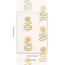 Load image into Gallery viewer, Schumacher Pretty Petals Wallpaper 5015452 / Soft Yellow