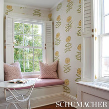 Load image into Gallery viewer, Schumacher Pretty Petals Wallpaper 5015452 / Soft Yellow