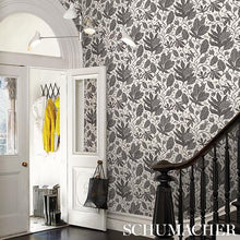 Load image into Gallery viewer, Schumacher Polka Dot Jungle Wallpaper 5015462 / Black &amp; Cream