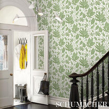 Load image into Gallery viewer, Schumacher Polka Dot Jungle Wallpaper 5015463 / Green &amp; Ivory