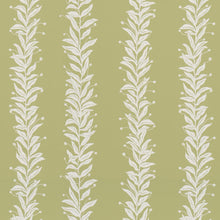 Load image into Gallery viewer, Schumacher Tendril Stripe Wallpaper 5015492 / Olive