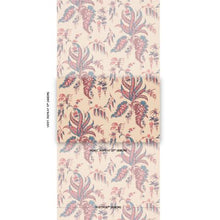 Load image into Gallery viewer, Schumacher Apolline Botanical Wallpaper 5015500 / Rouge &amp; Bleu