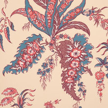 Load image into Gallery viewer, Schumacher Apolline Botanical Wallpaper 5015500 / Rouge &amp; Bleu