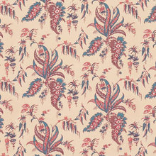 Load image into Gallery viewer, Schumacher Apolline Botanical Wallpaper 5015500 / Rouge &amp; Bleu