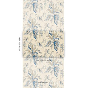 Schumacher Apolline Botanical Wallpaper 5015501 / Ciel & Marine
