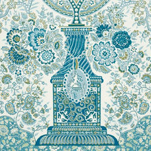 Load image into Gallery viewer, Schumacher Colmery Paisley Panel Set Wallpaper 5015510 / Peacock