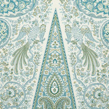 Load image into Gallery viewer, Schumacher Colmery Paisley Panel Set Wallpaper 5015510 / Peacock