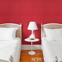 Load image into Gallery viewer, Schumacher Hubert's Bees Wallpaper 5015532 / Rouge &amp; Gold