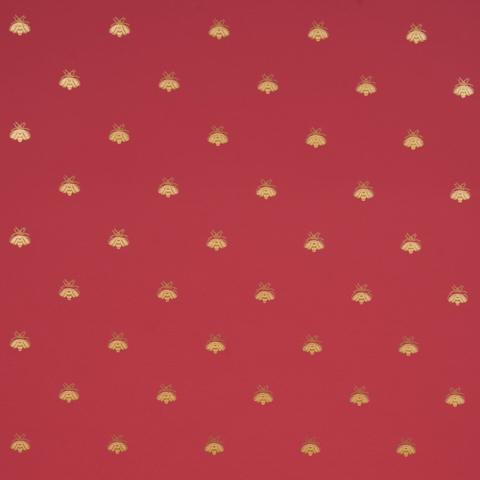 Schumacher Hubert's Bees Wallpaper 5015532 / Rouge & Gold