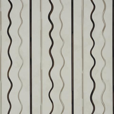Schumacher Affogato Wallpaper 5015571 / Ivory & Carbon