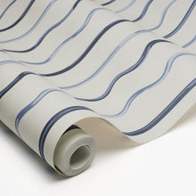 Load image into Gallery viewer, Schumacher Affogato Wallpaper 5015572 / Cornflower &amp; Deep Navy