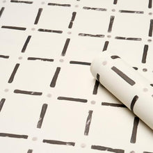 Load image into Gallery viewer, Schumacher Drifting Grid Wallpaper 5015610 / Black