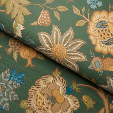 Load image into Gallery viewer, Schumacher Darsy Tree Of Life Sisal Wallpaper 5015641 / Juniper
