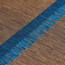 Load image into Gallery viewer, Schumacher Axel Fringe Wallcovering Wallpaper 5015710 / Peacock/Brown
