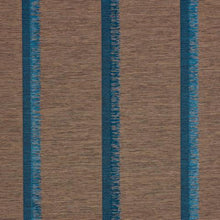 Load image into Gallery viewer, Schumacher Axel Fringe Wallcovering Wallpaper 5015710 / Peacock/Brown