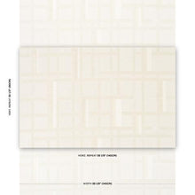 Load image into Gallery viewer, Schumacher Axel Plaid Wallcovering Wallpaper 5015720 / Parchment