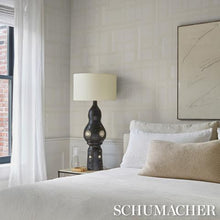 Load image into Gallery viewer, Schumacher Axel Plaid Wallcovering Wallpaper 5015720 / Parchment